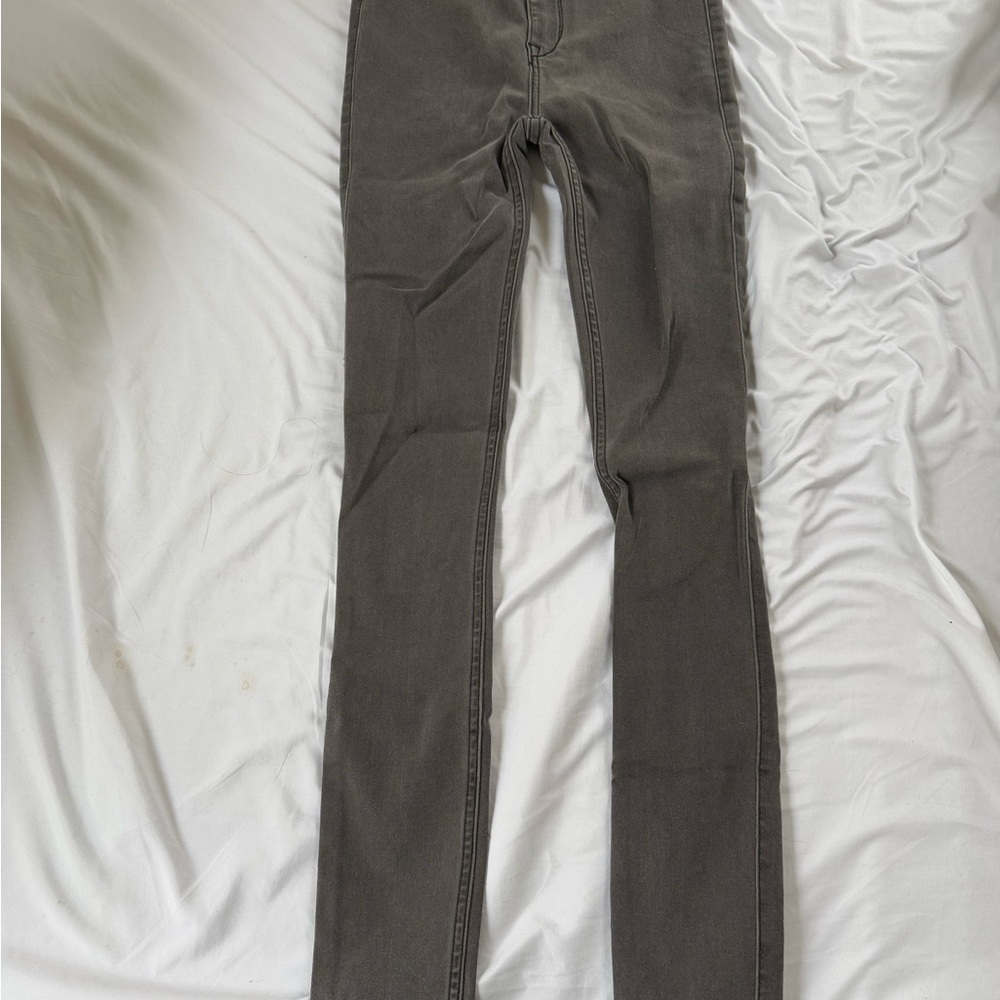 Abercrombie and fitch grey Skinny Jeans